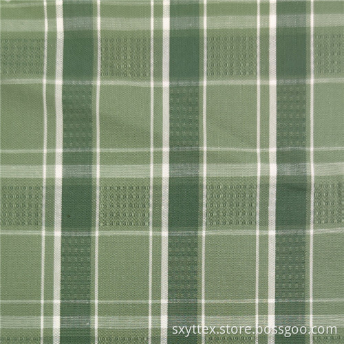 Shirt Use Check Fabric Yarn Dyed